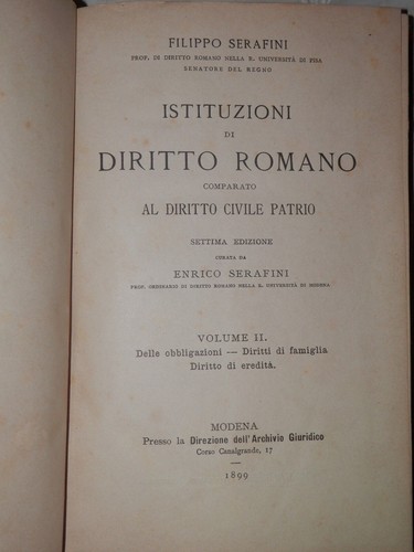 Istituzioni diritto romano - istituzioni, di