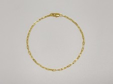 Bracciale uomo vero oro giallo
