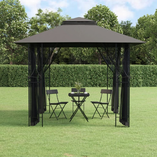 Gazebo with sidewalls - gazebo,