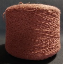 Grande Bobina Antica Filo Lana Rosa Antico