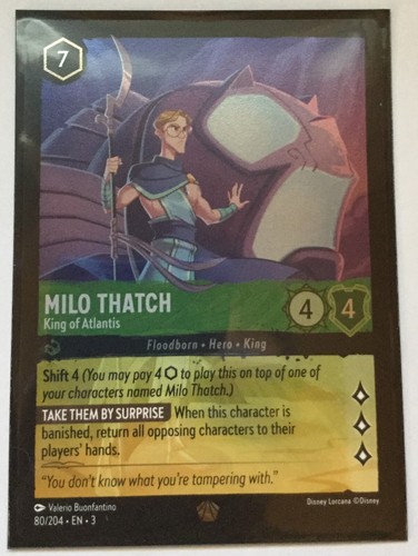 Cold foil milo thatch - milo,