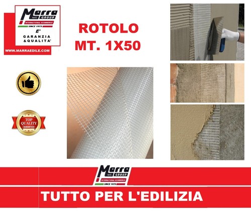 Rete intonaco fibra - intonaco,