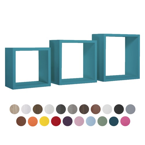 Mensole cubo parete set - cubo,