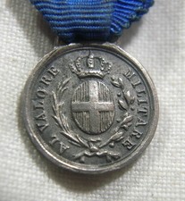 MEDAGLIA MIGNON ARGENTO AL VALORE MILITARE REGNO