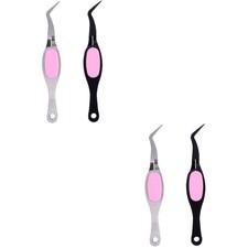  2 PZ Pinzette In Acciaio Inox