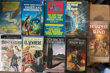 SF  FANTASY LOT OF 9 PAPERBACK