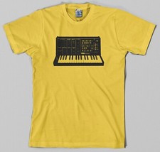 KORG MS-10 Sintetizzatore T Shirt Analogico Moog Modulare Arp Anni 80 Synth Tastiera Pianoforte
