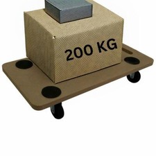 Carrello piattaforma con ruote
