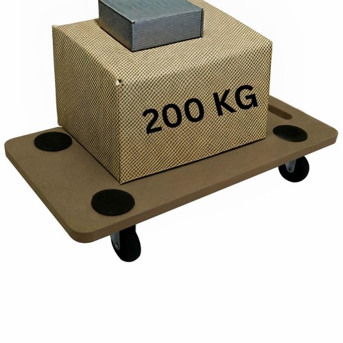 Carrello piattaforma con - , ruote