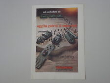 advertising Pubblicità 1974 ATLANTIC CARRI ARMATI