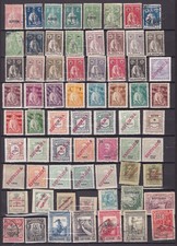 Lotto francobolli mondiali.