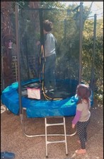 Trampolino Tappeto Elastico Salta Bambini Ø180cm BLU