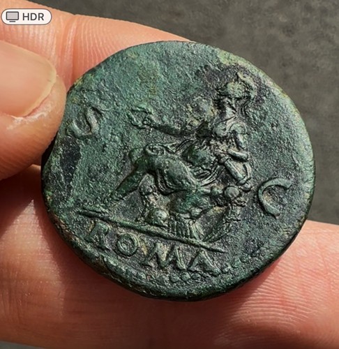 Nerone dupondio moneta - -,