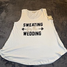 Felpa canotta bianca Bridal