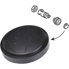 TAPPO PULSANTE CASSETTO PORTA OGGETTI VW MAGGIOLINO 08/67- 12/86,T2 08/67- 07/79