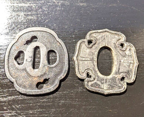 Antico tsuba katana samurai - antico, di