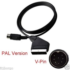 CAVO RGB SCART PER SEGA GENESIS MEGA DRIVE 1 PAL V PLUG