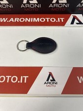 Portachiavi honda pelle con personalizzazione aroni moto grigio