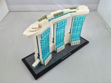 Lego architecture marina bay - lego,