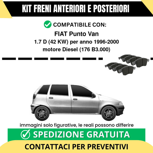 Pastiglie freno ant post - freno,