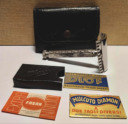 Rasoio sicurezza vintage - di, sicurezza,