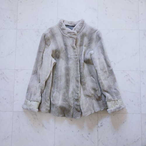Cappotto emba visone zaffiro - visone,