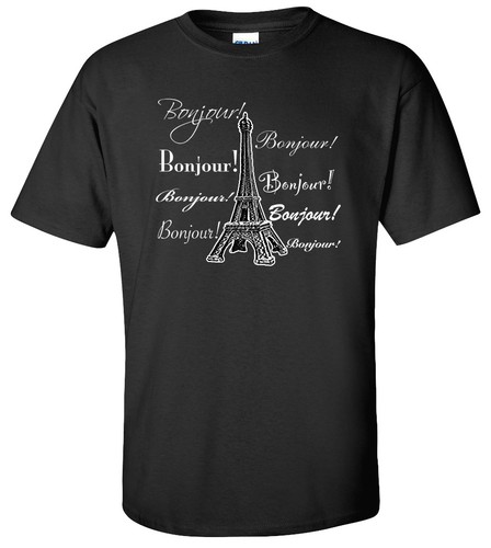 Bonjour paris france eiffel - france,