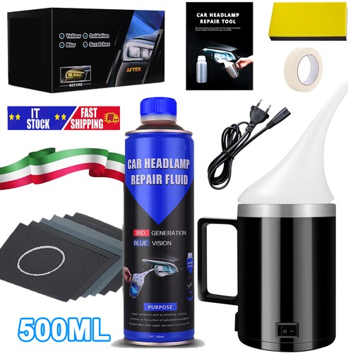 500ml kit lucidatura fari - lucidatura,