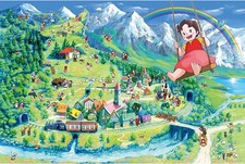 Heidi Girl of the Alps Map