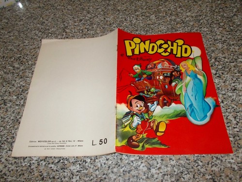 Album pinocchio movicolor 1967 - pinocchio,