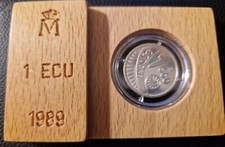 SPAGNA 1 ECU 1989 STORICO