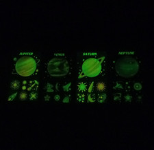 4 Adesivi Fluorescenti