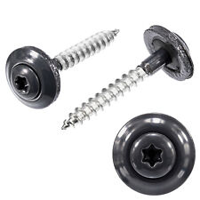 Viti per lattoniere ANTRACITE RAL7016 Torx acciaio inox A2 V2A VA disco di tenuta Ø15 mm