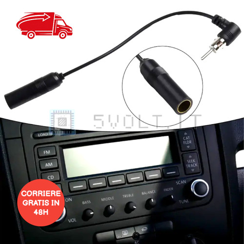 Adattatore antenna radio auto - antenna,