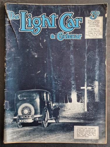 The light car cyclecar - car, &