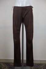 ELISABETTA FRANCHI PANTALONE DONNA TG 30 PANTS WOMAN ITALY VINTAGE POLIURETANO