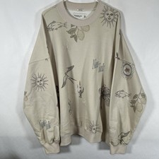 Felpa girocollo oversize in