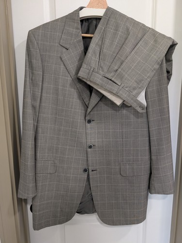Tuta brioni 42l grigio - brioni,