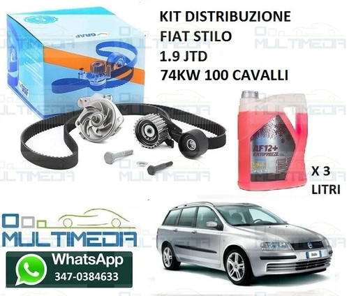 Kit distribuzione pompa acqua - pompa,