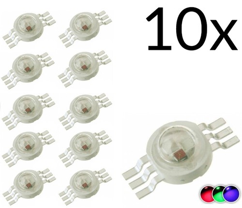 10x chip led rgb - led, )