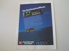 advertising Pubblicità 1985 AUTORADIO FUJITSU TEN CAR AUDIO H2 RADIO MODE