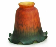 Vetro di ricambio paralume per applique abat-jour e lampade verde arancio ocra