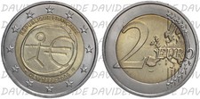 FRANCIA 2009 - 2 EURO - 10 ANNI DELL'EURO 1999 2009 EMU