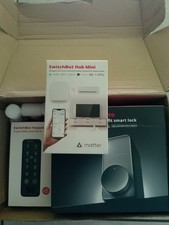 SwitchBot WiFi Smart Lock Pro con Hub Mini, Serratura Senza Chiave