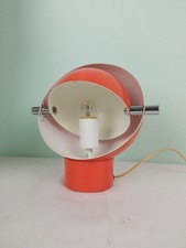 Lampada da tavolo anni '70 epoca Modernariato Vintage  Funzionante Arancione