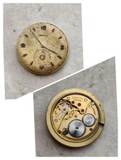 50s ZENITH CAL. 126 VINTAGE WATCH MOVEMENT MOVIMENTO UHREN BALANCE OK FOR PARTS
