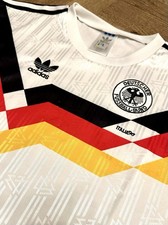 Maglia Adidas Vintage Germania Ovest Italia 90, Andreas Brehme n. 3,  tg. S