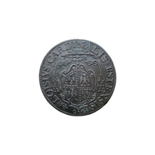 France-Italie, jeton aux armes du cardinal Luigi d'Este 1586