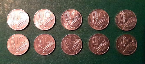 Lotto lire - 10,