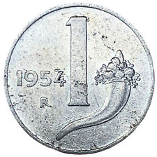 1 LIRA 1954 - CORNUCOPIA -
